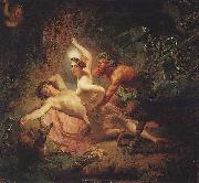 Karl Briullov Endymion and Satyr china oil painting artist